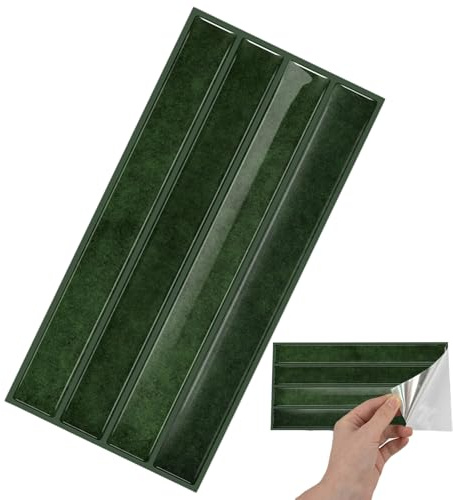 Peel and Paste Wallpaper for | 3.81x1.02 Inch Self Adhesive Panel Cover, Detachable and Paste Kitchen Wallpaper - for Countertop Cabinet Refrigerator Cooker Doc