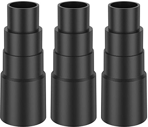 3 Pcs Universal Vacuum Adapter, 26.5MM-38MM Dust Extractor Hose Adaptor for Random Orbital Sander, Jigsaw, Circular Saw Reducer, Saw Eccentric Grinder Accessories