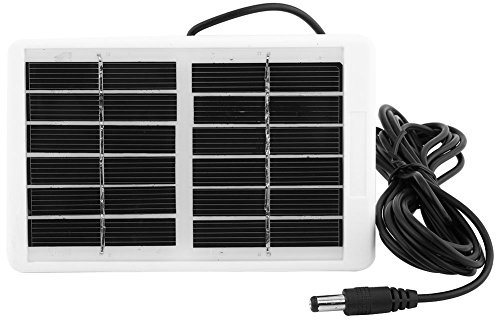 Alomejor 6 V 12 W Solarmodul Multifunktions-Solarpanel Ladegerät für Akku, Camping, Wohnwagen, Wohnmobil, Boot, Zelt