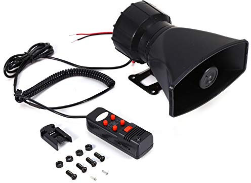 Kuuleyn 5-Sound Tone 300db Auto lautes Horn, Universal Car Van Truck Megaphon lautes Lufthorn Sirene PA MIC Lautsprecher