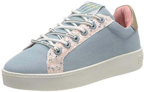 Pepe Jeans London Brixton Light, Zapatillas Mujer, 566weller, 36 EU