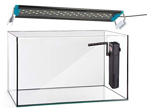 Tropical Acuario PECERA URNA Cristal 20L + Pantalla LED + Filtro