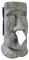 Alacritua Moai Taschentuchbox Rotzbehälterhalter | Taschentuchspender | Kosmetiktücherbox, Taschentücherbox aus Harz in Grau, Dekorativ, Rechteckig, Style: Osterinsel Stone Face Portrait