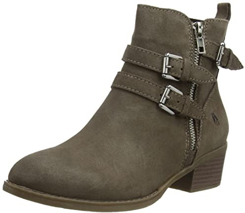 Hush Puppies Jenna Ankle Boot, Taupe, 5