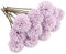 Aoleytech 12pcs Artificial Chrysanthemum Balls, Artificial Hydrangea Bouquet, Silk Fake Chrysanthemum Plants for Indoor, Outdoor, Garden, Flower Arrangement, Home Decor - (Purple)