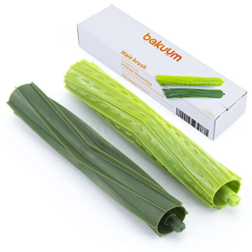 BAKUUM Lot de 2 rouleaux principaux pour iRobot Roomba série i3 e5154 e5158 E6 E7 i7 i7+ i8 i8+ j7 j7+ i6 i6+ i4 i4+ brosse pour iRobot Roomba