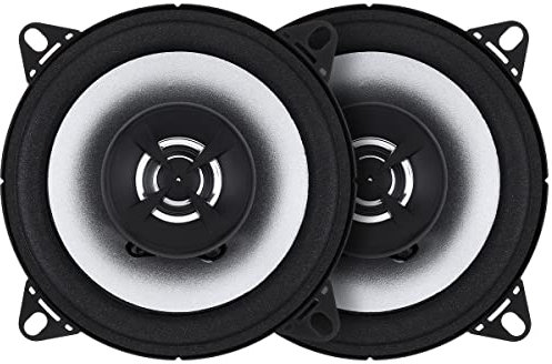 TCXSSL Altavoz coaxial para Coche de 4 Pulgadas, 2 uds., 4 Pulgadas, 40W, Graves Medios Altos, Altavoces ultrafinos modificados para Coche, instalación no destructiva