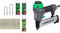 SALKI | Pack Clavadora/Grapadora CSK BG90 + Grapa 90-30mm + Brad AX 30mm y Grapa 90-20 mm | Pistola de clavos neumática y Grapadora Neumática | Perfecta para Carpintería, Ebanistería y Bricolaje