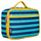 Wildkin Lonchera aislada para niños, duradera y reutilizable para la escuela y viajes, rayas azules