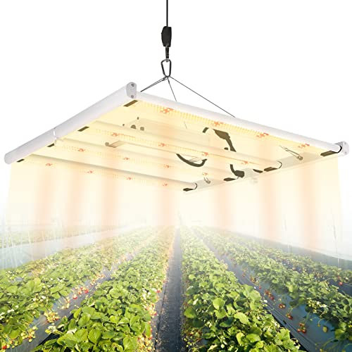LED Grow Light Bars Full Spectrum Phyto Lamp High PPFD Dimmable UV IR Daisy Chain Commercial Grow Lights for Indoor Plants Hydroponics Growing Greenhouse Seed Veg Blooming,2000W (2000W)