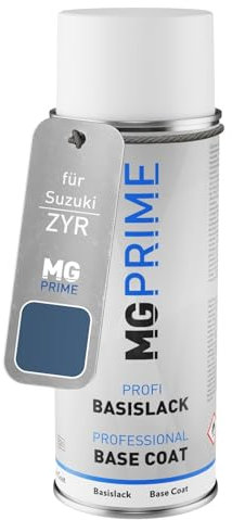 MG PRIME Autolack Spraydose für Suzuki ZYR Stargaze Blue Metallic/Nexa Blue Metallic Basislack Sprühdose 400ml