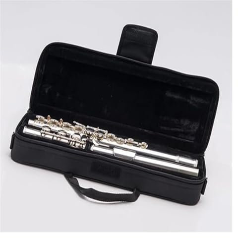 Querflöte Instrument 16 Tasten, Offenes Loch, C-Ton-Flöten, Versilbertes Kupfernickel-Flötenset Mit Flötenständeretui