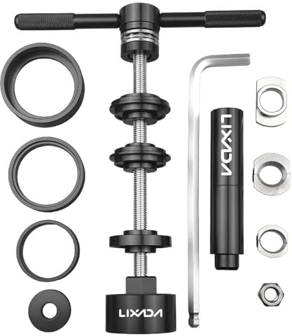 Lixada Bike Bottom Bracket Install Removal Tool Kit Bike Bottom Bracket Tool Professional Bike Bottom Bracket Remover Tool for BB86/BB30/BB91/BB92/PF30