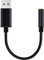 Persistence Adaptateur Audio USB vers Prise Casque 3,5 Mm, Carte Son StéRéO Externe pour PC, Ordinateur Portable, pour, pour Etc (0,6 Pieds, Noir)