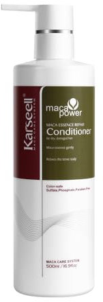 Karseell Conditioner für trockenes, beschädigtes Haar, Maca Essenza, Tiefenreparatur, Conditioner für alle Haartypen, 500 ml