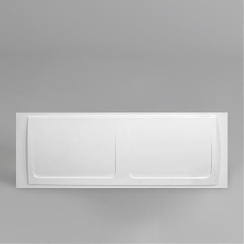 Nes Home 1700mm X 550mm Bathroom High Gloss White ABS Front Bath Panel