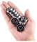 LHYFAGQK 10X Rillenkugellager 10 Stück 608RS Miniatur M Reibungslose Skate-Lager Longboard-Roller aus Kohlenstoffstahl Scooter(schwarz)