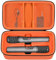 Boobowl Bluetooth Microphone Wireless Case Compatible with JBL PartyBox Wireless Mic -2X Digital Microphones, Portable Wireless Mic Storage Holder for Rechargeable Battery, Receivers, Adapter (Orange)