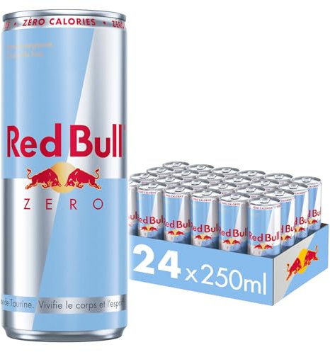 Red Bull, Boisson énergisante, ZERO, 24x250ml
