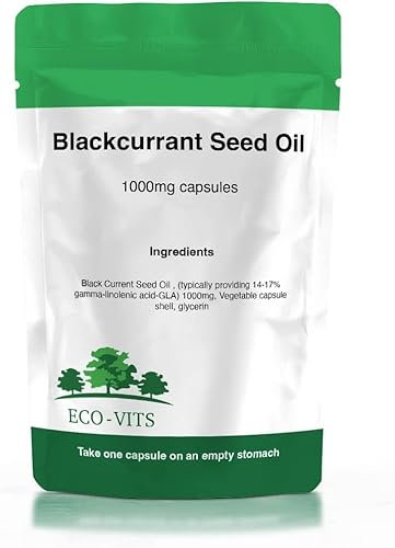 ECO-VITS Olio di semi di ribes nero (1000MG) 365 capsule