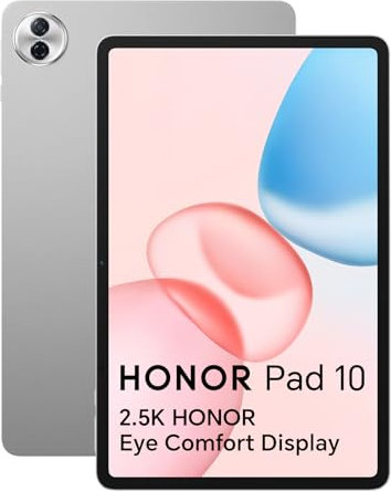 HONOR Pad 10 Wi-Fi Tablet 8GB+256GB, Display da 12,1 Pollici 120Hz 2,5K, Snapdragon 7 Gen 3, Batteria da 10100mAh, Sei Altoparlanti Android 15, Grigio