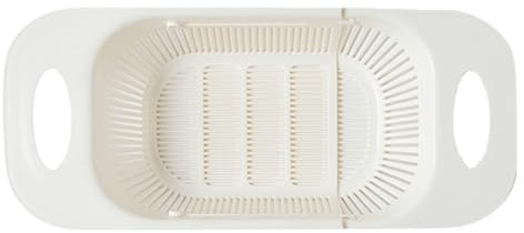 Cesta De Colador Plegable Y Telescópico: Colador Extensible Práctico Para Fregadero, Ideal Para Frutas Y Verduras, Cesta De Cocina Ergonómica, Ganancia De Lugar, Accesorio Esencial Para La Preparación