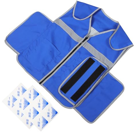 LRXIYODE Kühlweste Für Sommer Tragbare Kühlweste Mit Kühlakkus Outdoor-kühlkleidung Für Damen Und Herren Atmungsaktiv Und Bequem Zum Kühlen