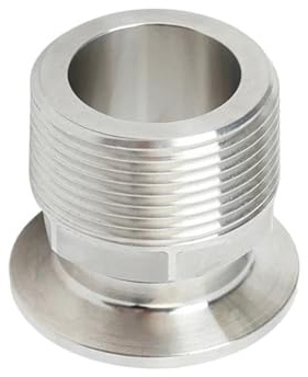 3/4 1 1.2 1.5 2 3“4”NPT Male Threaded to 2 2.5 3 4”Tri Clamp304 Stainless Steel Pipe Fitting Connector Adapter(TC 64mm,1-1/2)