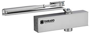 Thirard - Ferme-porte hydraulique design réversible argent avec bras standard force 3