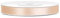 DaLoKu Satinband 6/12/25/38/50/100mm x 25m Geschenkband Schleifenband, Größe: 6mm x 25m, Farbe: Creme