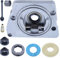 Adefol Pompa dell'olio Ingranaggio a Vite Senza fine Filtro dell'olio Kit per Husqvarna 61 66 266 XP 268 272 272XP Motosega con Coperchio Antipolvere Frizione Cuscinetto ad Aghi Pignone del cerchione