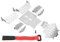 Drfeify 6 Stücke RC Auto Chassis Rüstung, Edelstahl Chassis Rüstung Chassis Schutzblech Platte Zubehör Playing Accessories für Traxxas RC Auto