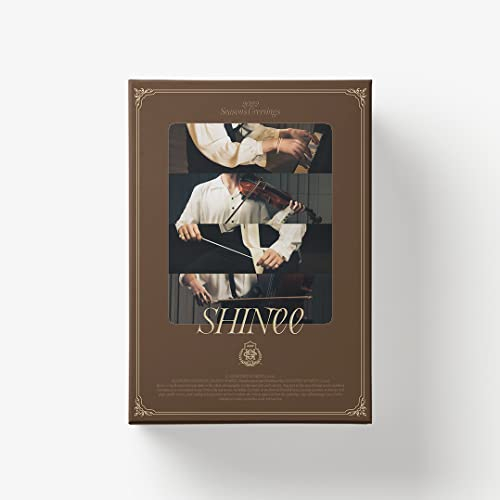 Shinee – 2022 Shinee Season's Greetings Album + gefaltetes Poster + Kultur Koreanisches Geschenk (dekorative Aufkleber, Fotokarten)