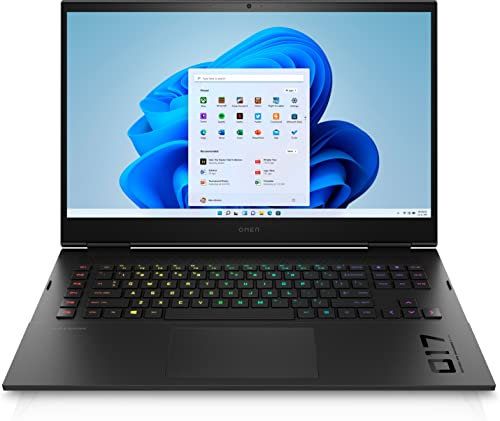 HP OMEN 17-ck1000sf PC Portable Gaming 17.3 FHD IPS (Intel Core i7-12700H, RAM 16 Go, SSD 1 To, NVIDIA GeForce RTX 3070 Ti, AZERTY, Windows 11 Famille) Noir ombré