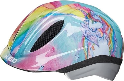 Bike Fashion Unisex Jugend Einhorn Paradies Helm, Bunt, XS