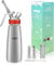 GreatWhip Whipped Cream Dispenser Stainless Steel, Professional Grade Cream Whipper 500ml / 1 Pint Whip Cream Maker 3 Decorating Nozzles & Cleaning Brush