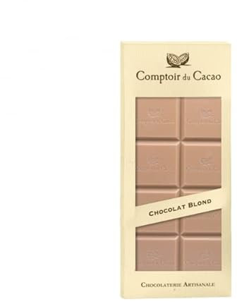 Tablette chocolat blond café 90g - Comptoir du Cacao