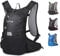 buffup® Kleiner 15L Multifunktionaler Wanderrucksack, Fahrradrucksack, MTB-Rucksack und Trinkrucksack für Outdoor Sport(Schwarz 1)