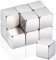 MAGXCENE 12 Stück Magnete Stark 10x10x10mm Mini Magnete Kleine Neodym Magnete Extra Stark, Kleine Magnete Rechteckig Starker Magnet für Kühlschrank Magnettafel Whiteboard Magneten