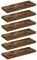 WOLTU Mensola sospesa da parete, in legno, per libri, immagini, decorazione, 100 x 23 x 3,8 cm, marrone vintage RG9317hov-6