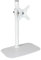 Monitor Stand Free Standing Steel Monitor Mount Adjustable Monitor Desk Stand Hold up to 18.7lbs, Single Monitor Stand Fits Most 14-32 Screens, VESA Mount 75/100mm Monitor Arm(White)