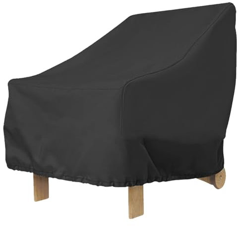 KEGAJEGA Adirondack - Housse de protection pour chaises de jardin - 80 x 85 x 91 cm - Imperméable - Anti-UV - Pour chaises de balcon, chaises empilables
