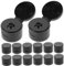 VALICLUD 50pcs Plastic Butterfly Flip Caps for Lotion Bottles 24mm Smooth Surface Bottle Lids for Cosmetic Jars and Accessories Suitable for Body Lotion and Travel