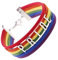 Patch Nation Homosexuell Pride Lesben Regenbogen LGBT Flagge Stoff Armband Armband