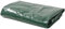vidaXL Abdeckplane PVC 650g/m² 4x4m Grün Gewebeplane Schutzplane LKW Plane
