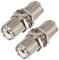 Kaunosta UHF SO239 Female to UHF SO239 Female Coaxial Adaptor Connector Coupler Joiner for CB Ham Radio Antenna Pack of 2