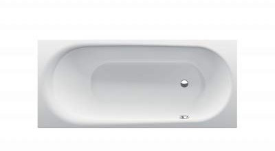 Bette Comodo Badewanne, 180 x 80 cm, 1621-, seitlicher Überlauf vorne, Farbe: Weiß - 1621-000