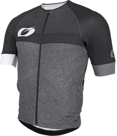 O´Neal Mountainbike Trikot Aerial Jersey Split V.23 I Fahrradshirt Herren & Damen I MX DH FR MTB Trikot I Superleichtes Jersey mit viel Bewegungsfreiheit | Schwarz Grau | Größe S