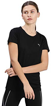 PUMA Damen Performance Tee W T-shirt, Puma Black, S EU