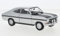 Whitebox 124065 -O kompatibel mit Opel Kadett B, silber/matt-schwarz, 1967, 1:24, Fertigmodell